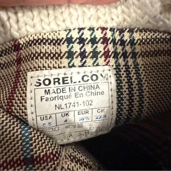 Sorel Milano Breve NL1741-102 Boot Women's 5.5 Beige Off White Waterproof - Picture 9 of 9